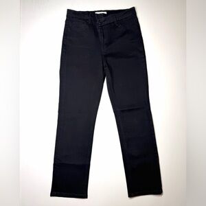 Vervet Women’s Black Straight-Leg  Ankle Jeans Size- 28
